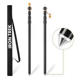 Telescoping tarp poles 2 pack — awning support 4x4 Cyprus