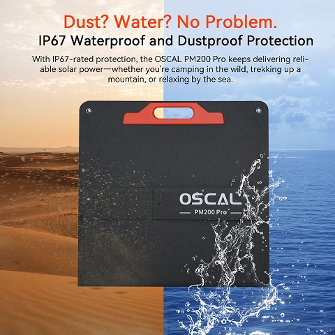 Oscal PM200 Pro 200W Foldable Solar Panel
