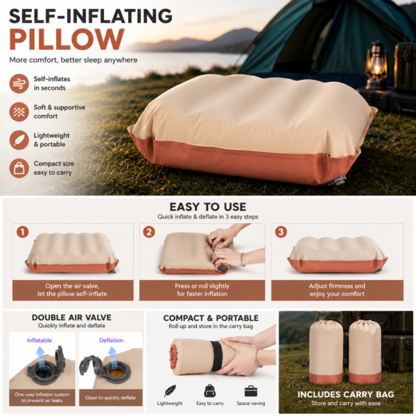 Mattress pillow camping set overlanding 4x4 — Iron Trek Cyprus