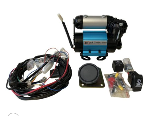 Air compressor air locker activation — Iron Trek Overland Cyprus