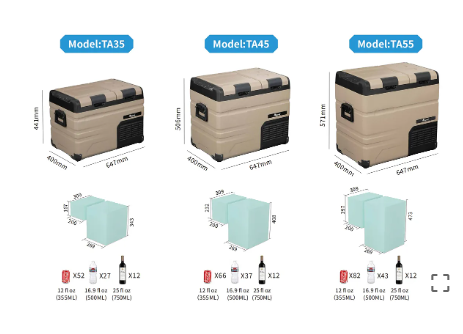 Alpicool TA55 portable freezer fridge — Iron Trek Overland Cyprus