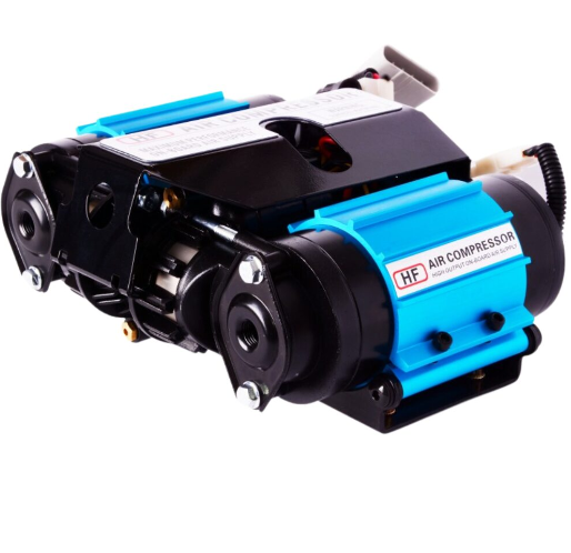 HF twin motor onboard compressor — Iron Trek Overland Cyprus